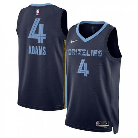 NBA Mænd Trøje Memphis Grizzlies Steven Adams 4 2022-23 Nike Icon Edition Navy Swingman